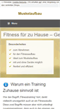 Mobile Screenshot of muskelaufbau-von-zuhause.de