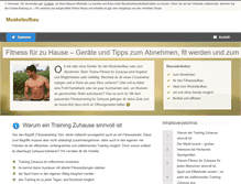 Tablet Screenshot of muskelaufbau-von-zuhause.de